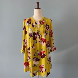 A PEA IN A POD POPOVER TUNIC BLOUSE
